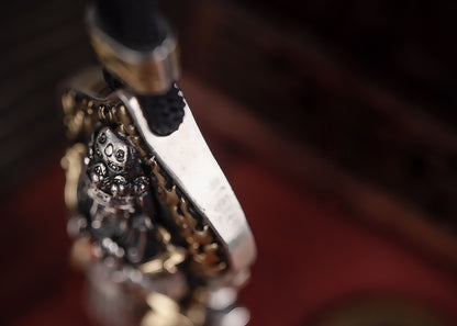 Buddha Trace Tibetan Tashi Dzi Bead pendant Buddha Trace