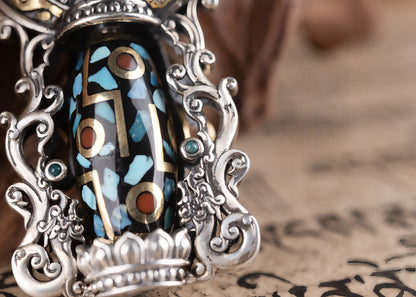 Buddha Trace Zakiram Wulan Flower Pendant Buddha Trace