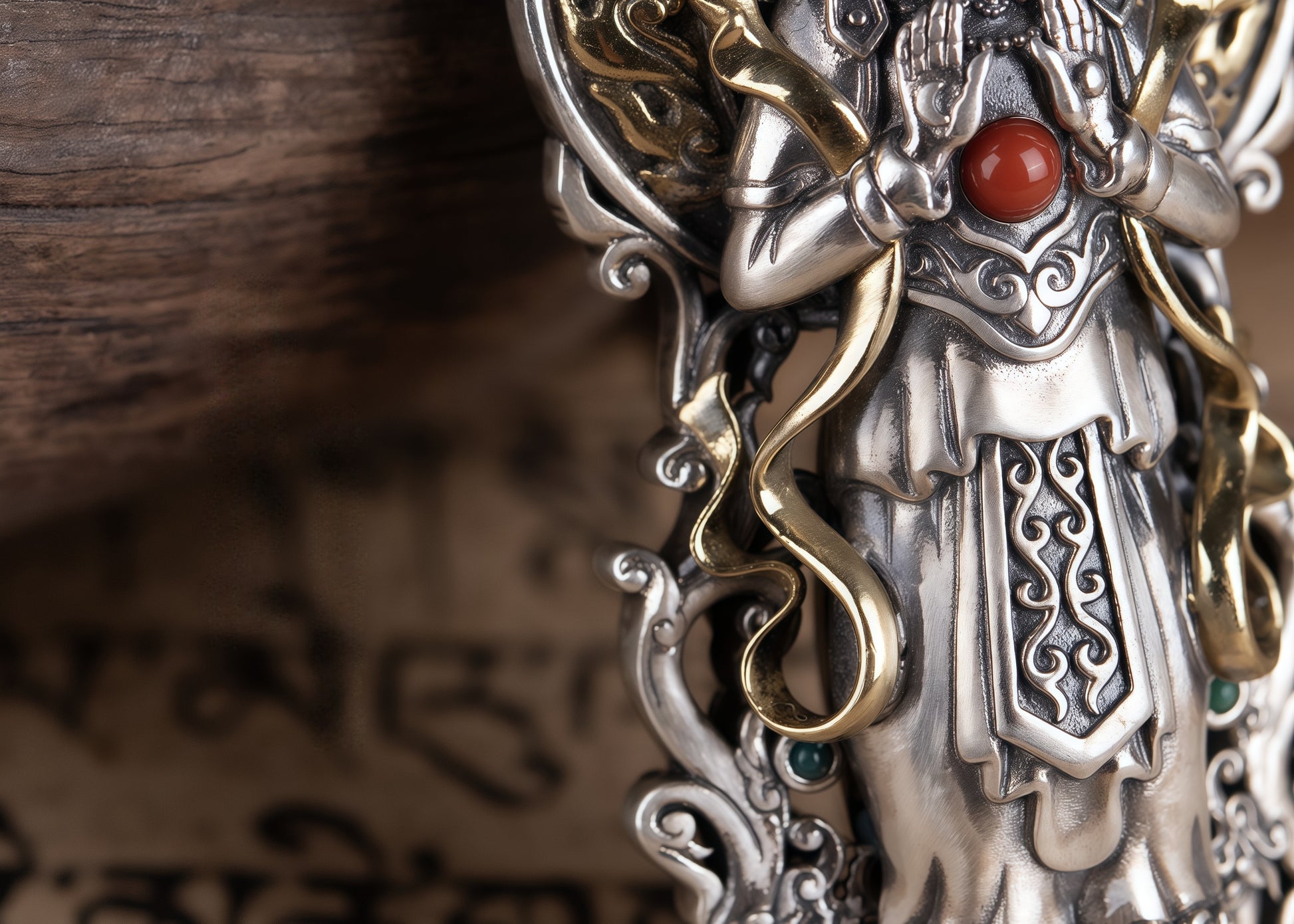 Buddha Trace Zakiram Wulan Flower Pendant Buddha Trace