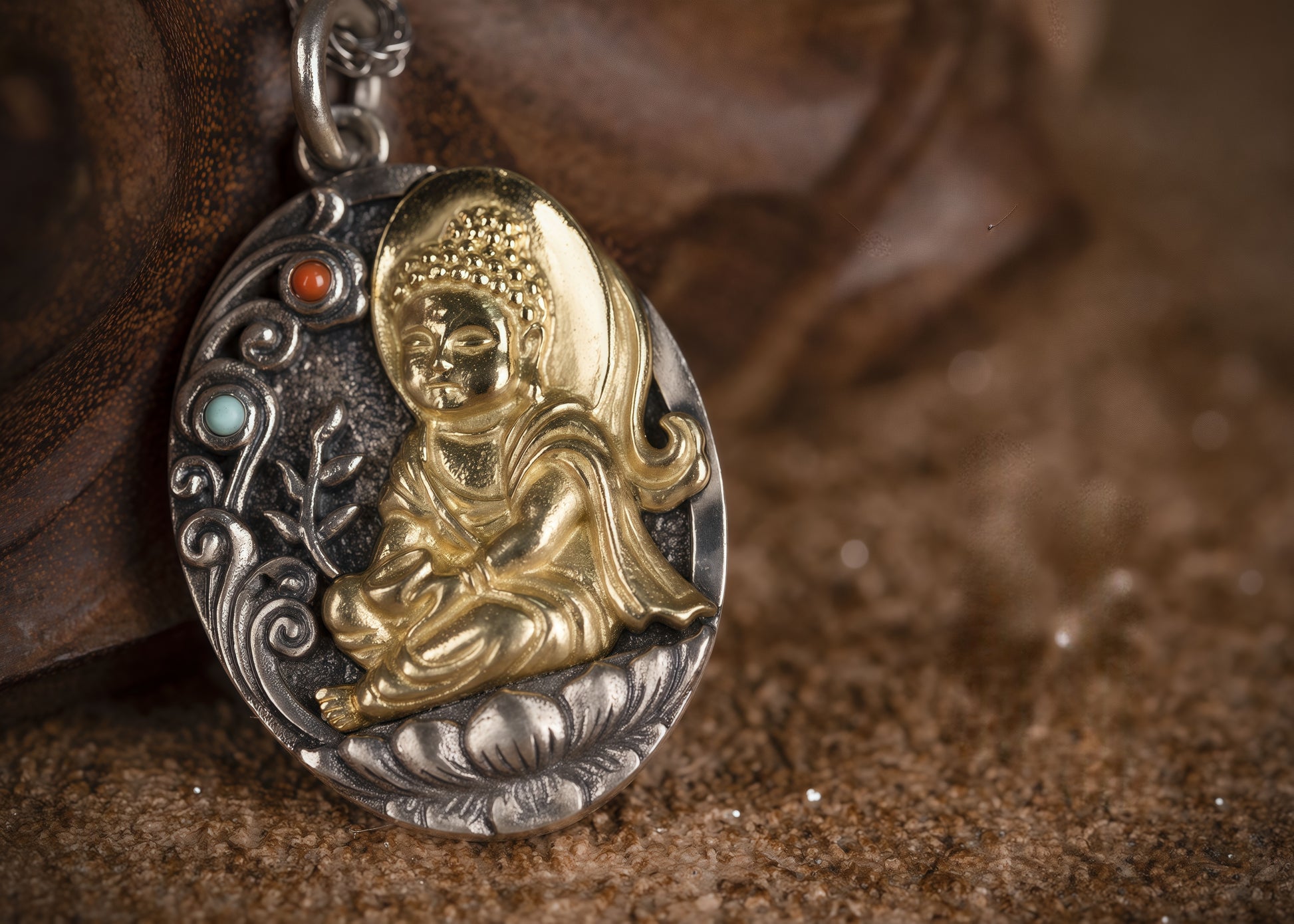 Buddha Trace Medicine Buddha Pendant Buddha Trace