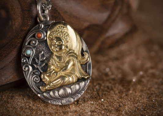 Buddha Trace Medicine Buddha Pendant Buddha Trace