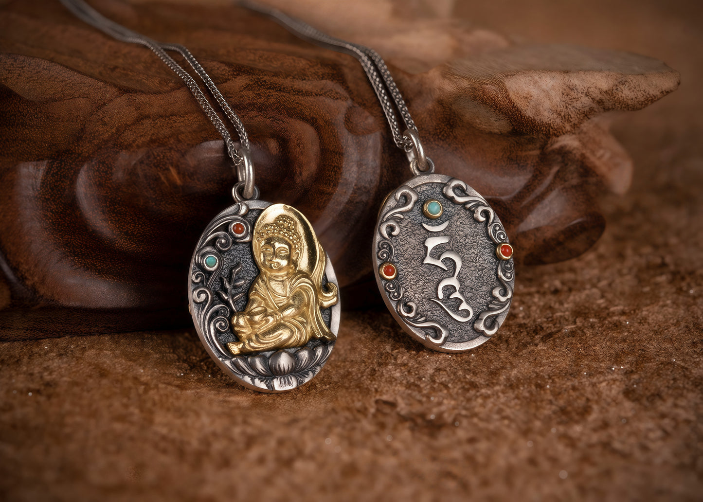 Buddha Trace Medicine Buddha Pendant Buddha Trace