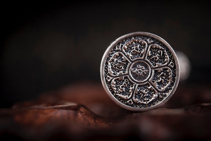 Buddha Trace six-character mantra pendant Buddha Trace