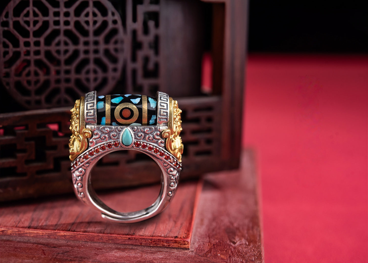 Buddha Trace Samantabhadra Bodhisattva Ring Buddha Trace