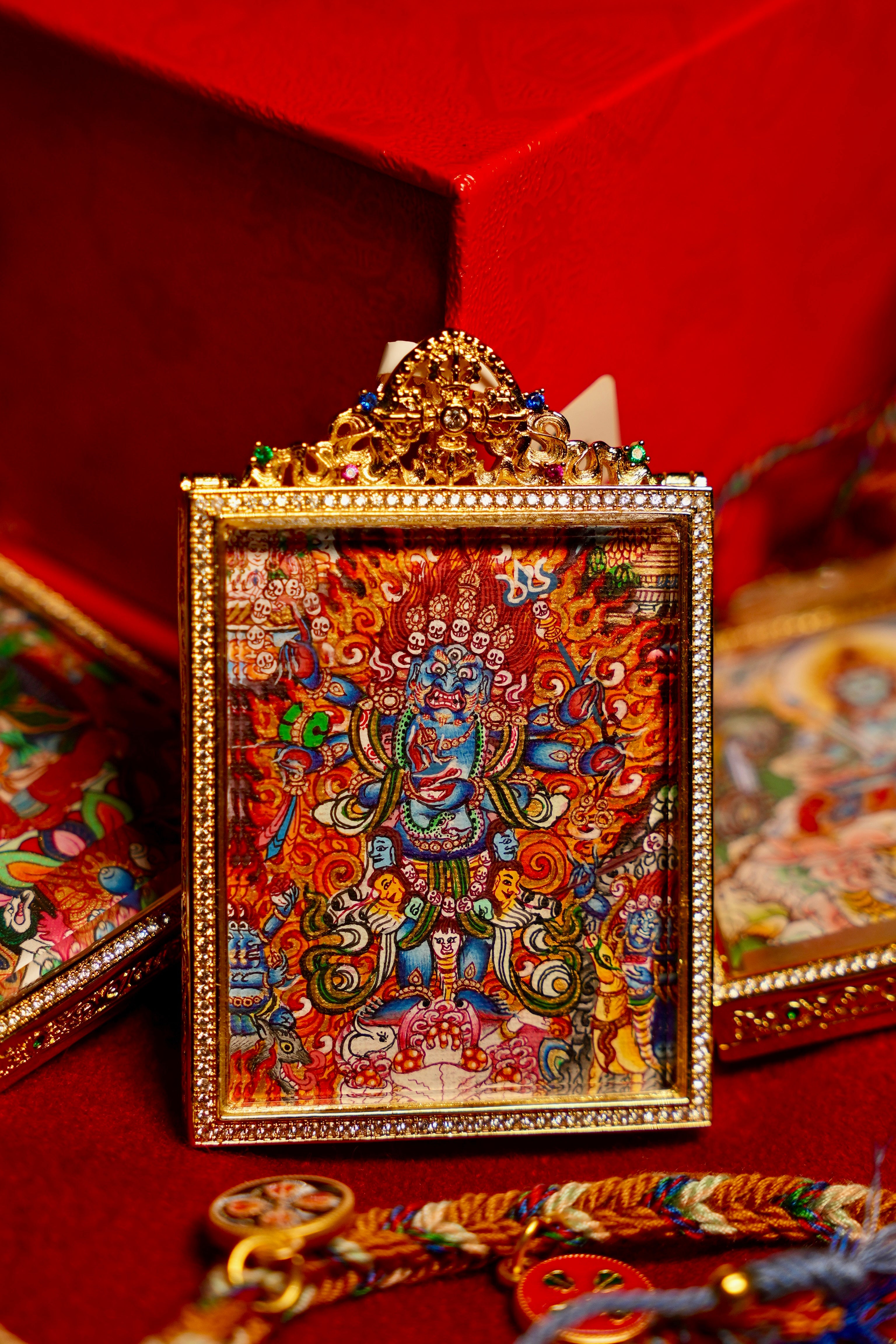 thangka Buddha Trace