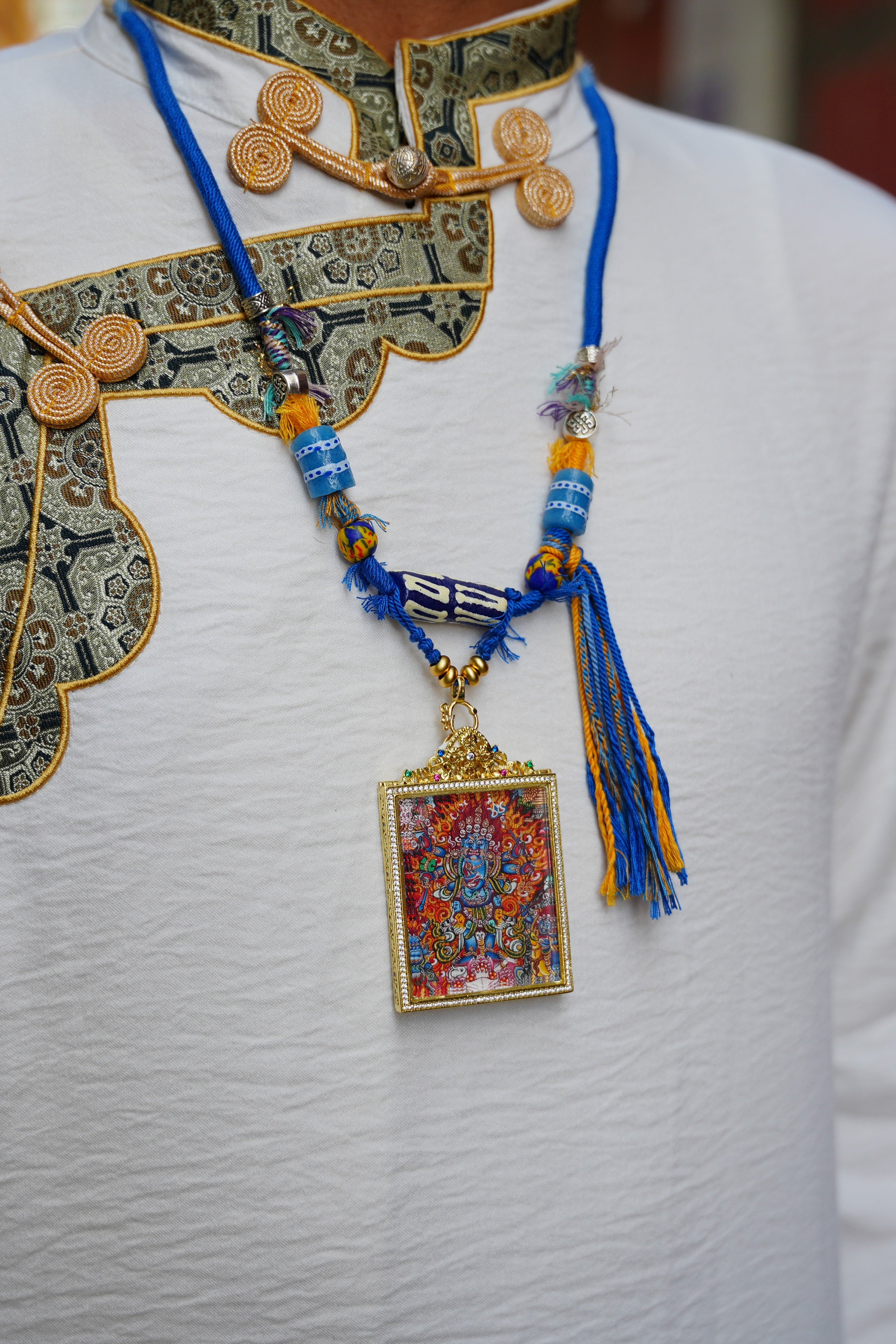 thangka Buddha Trace