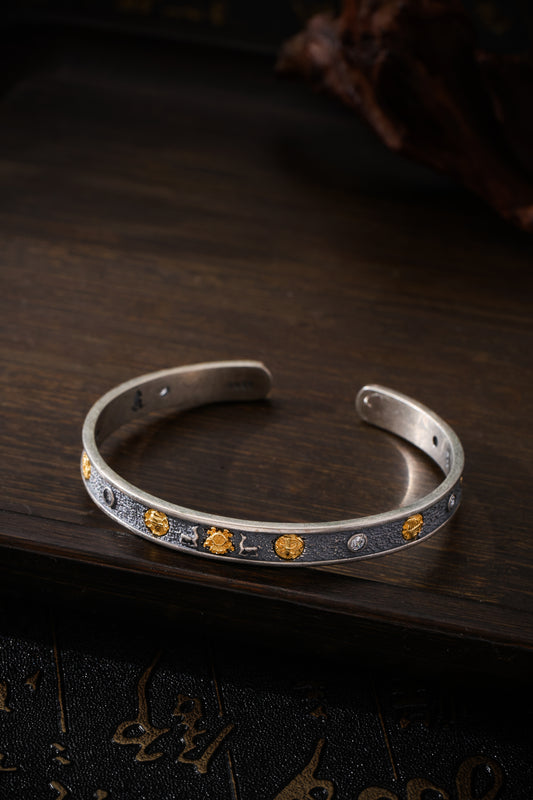 Buddha Trace Tibetan Ashtamangala Bracelet Buddha Trace