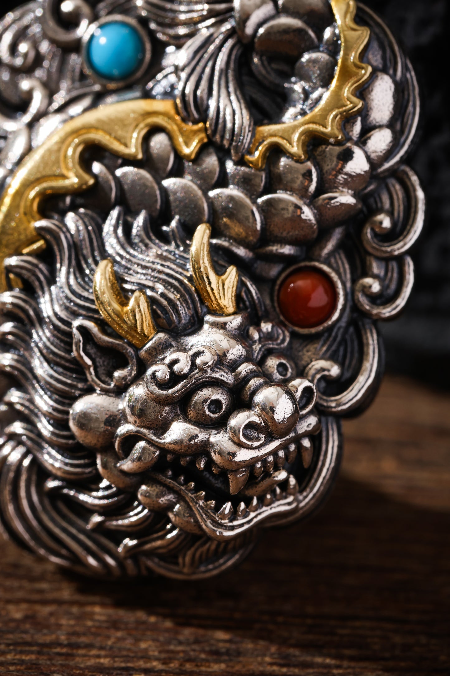 Buddha Trace Dragon Fish Spirit Pendant Buddha Trace
