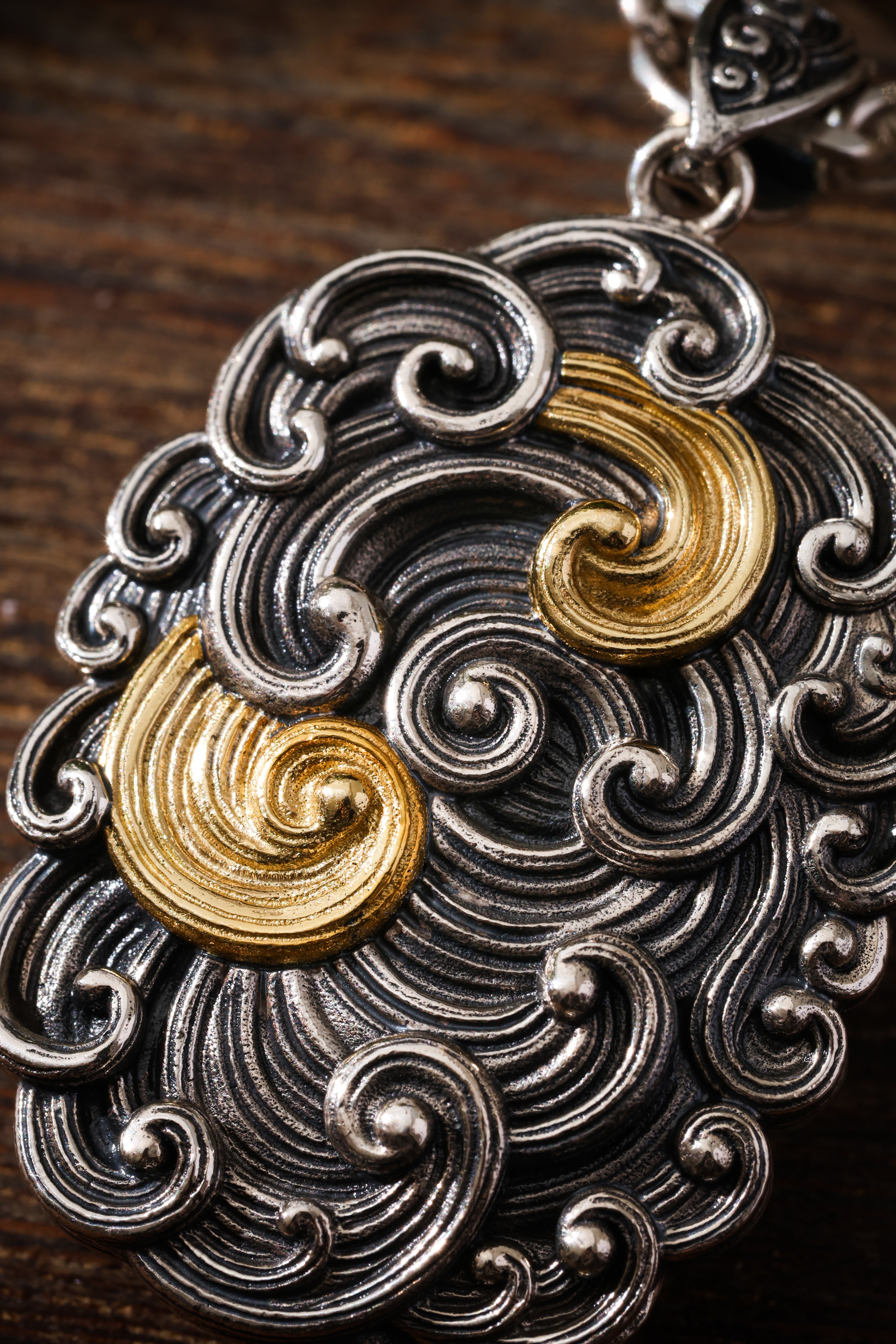 Buddha Trace Dragon Fish Spirit Pendant Buddha Trace