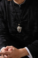 Buddha Trace Tibetan Dragon-Subduing Arhat Pendant Buddha Trace