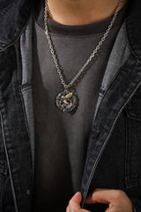 Buddha Trace Flying Fish Spirit Pendant Buddha Trace