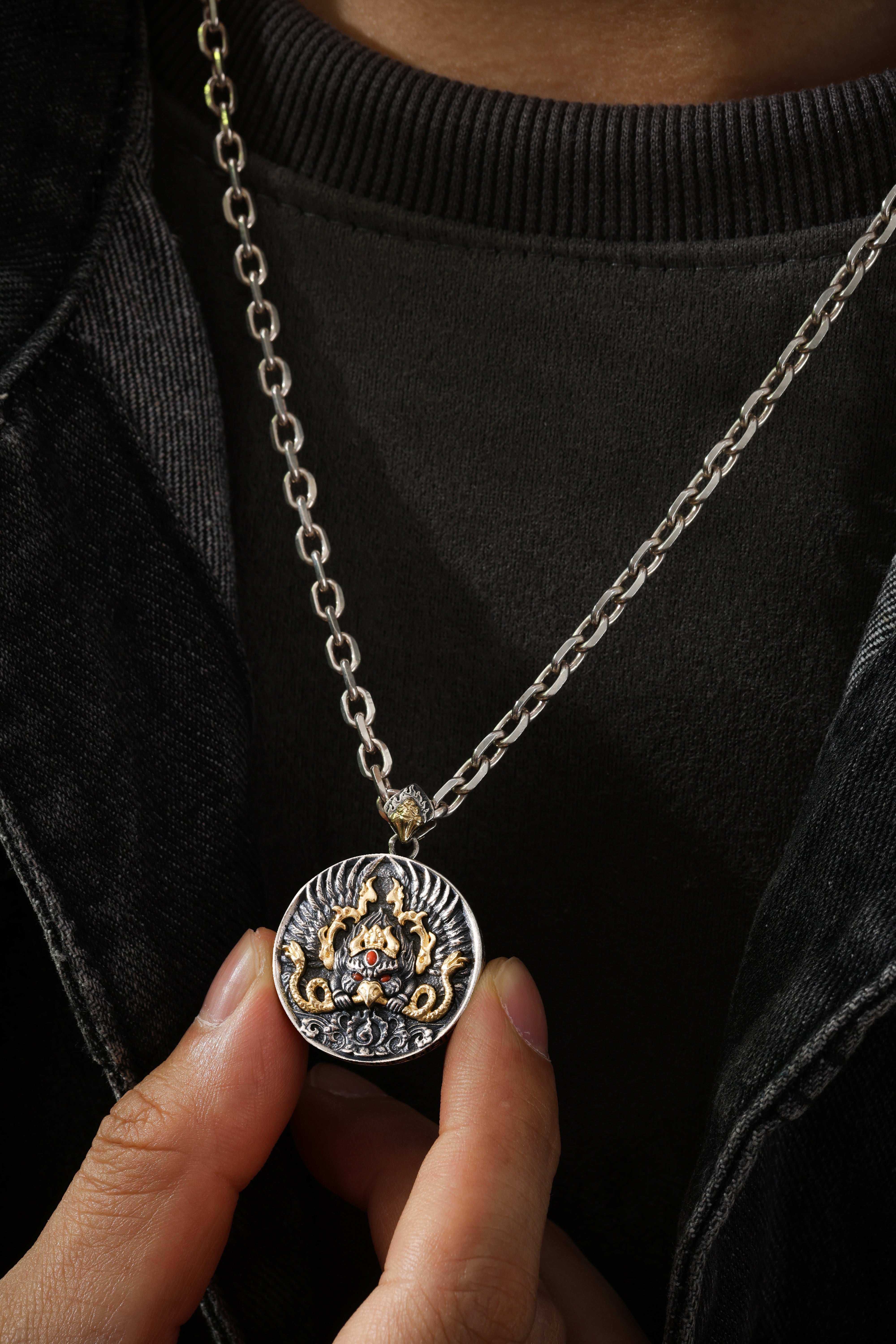 Buddha Trace Garuda Spirit Pendant Buddha Trace