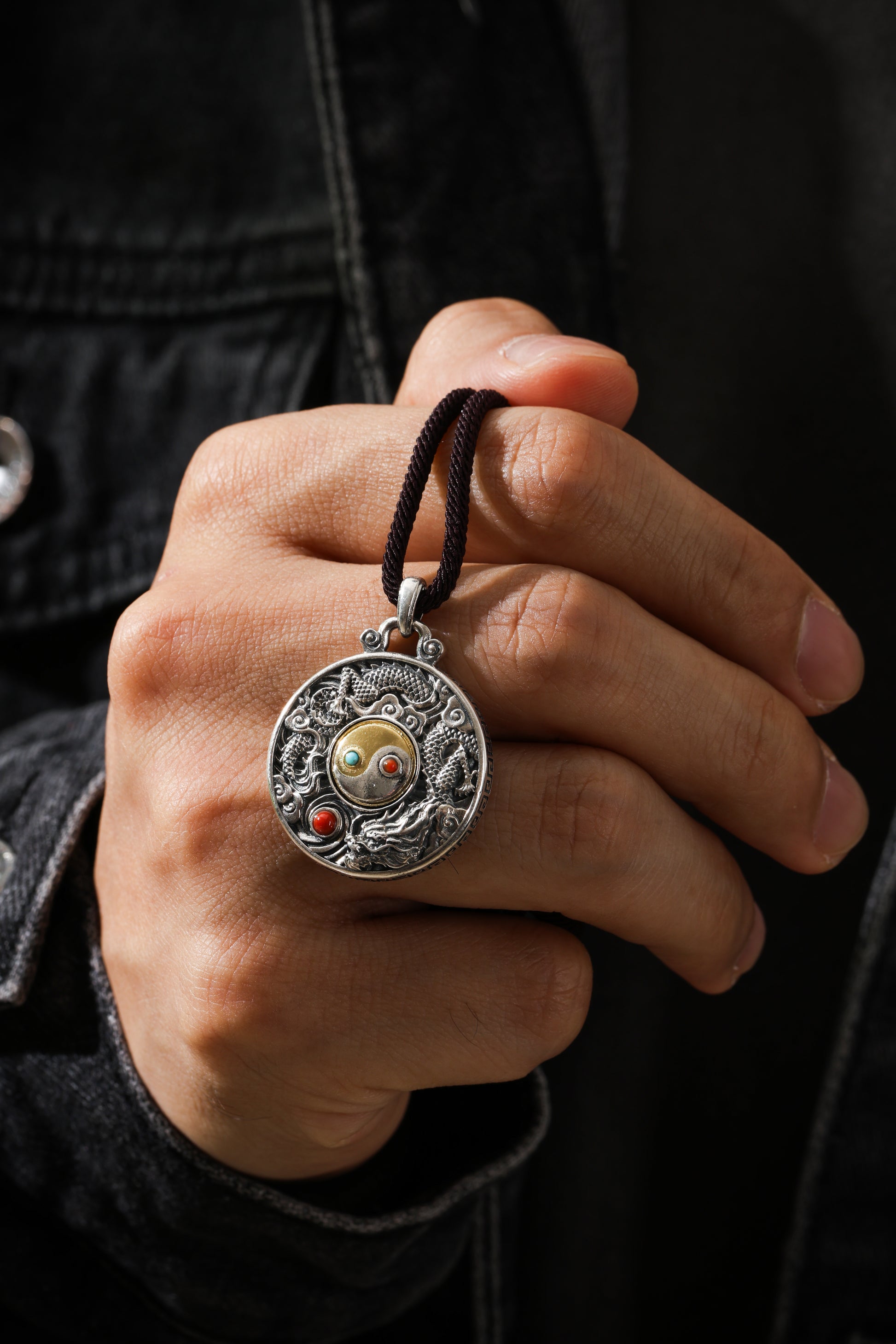 Buddha Trace Golden Light Mantra Pendant Buddha Trace