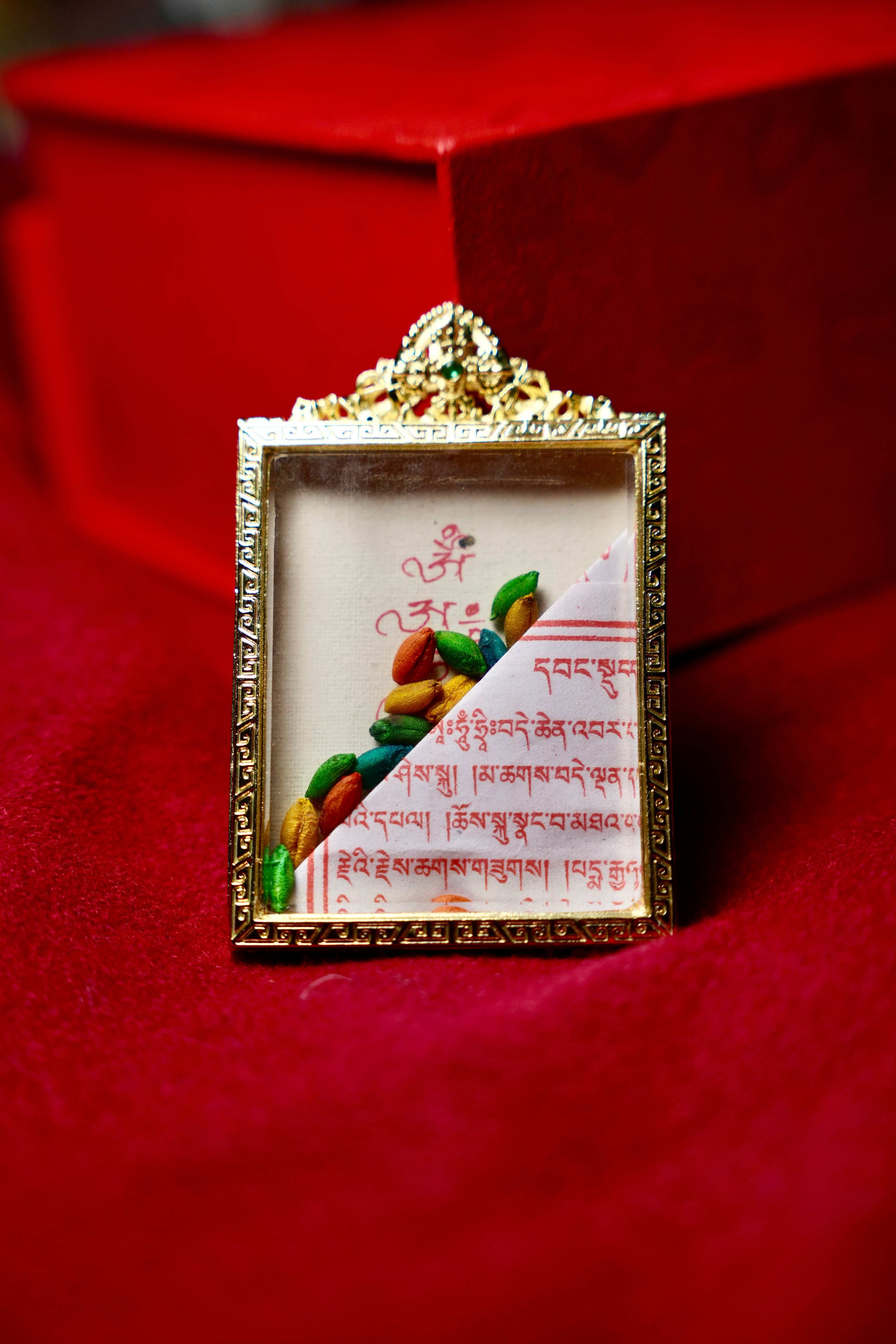 Buddha Trace Tibetan Green Tara Thangka Buddha Trace