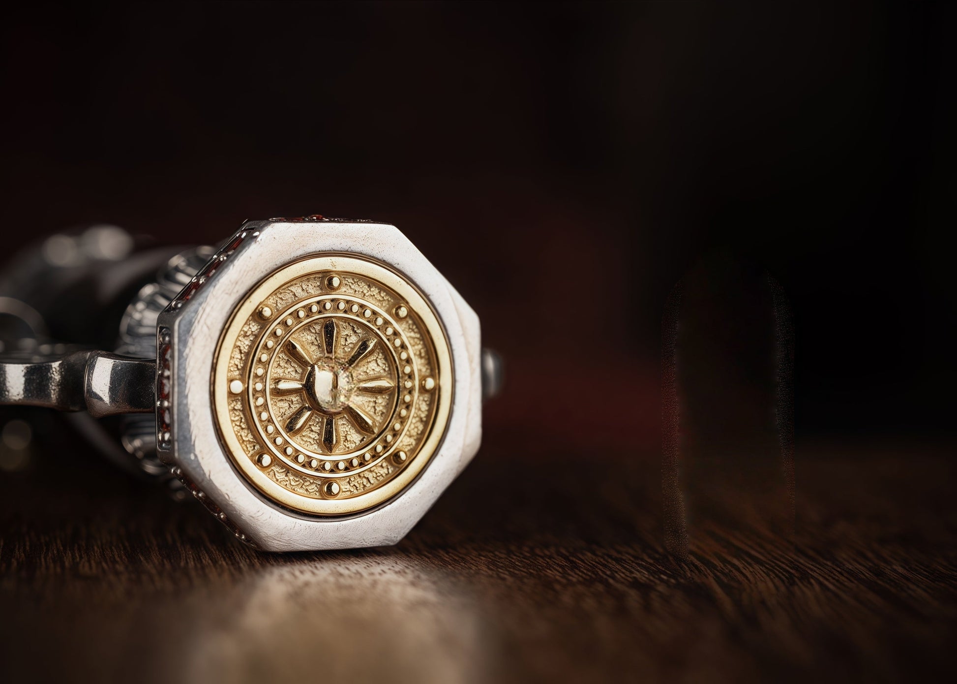 cintamaniBuddha Trace Cintamani DZI Pendant Buddha Trace