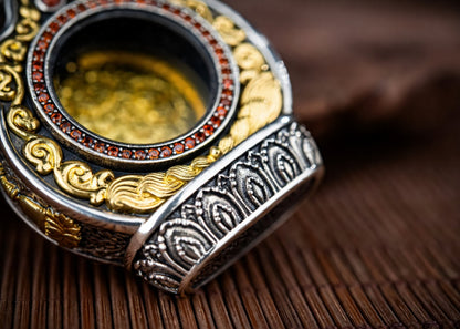 Buddha Trace vajra cross pendant Buddha Trace