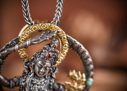 Buddha Trace Manjushri Bodhisattva Pendant Buddha Trace