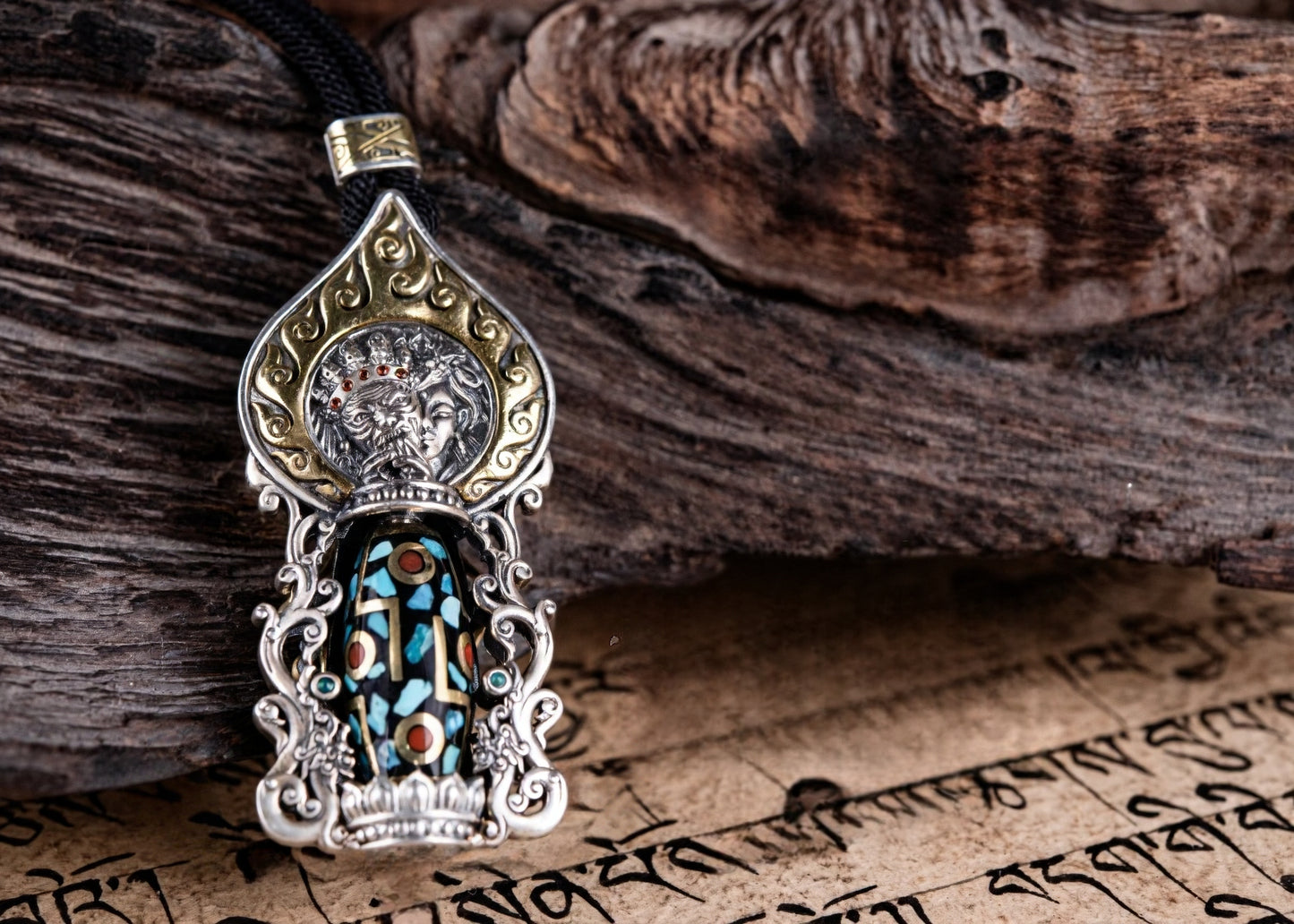 Buddha Trace Zakiram Wulan Flower Pendant Buddha Trace