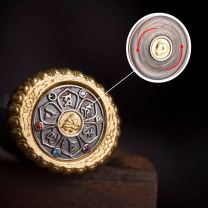 Buddha Trace Dragon-Snake Cinnabar Pendant Buddha Trace