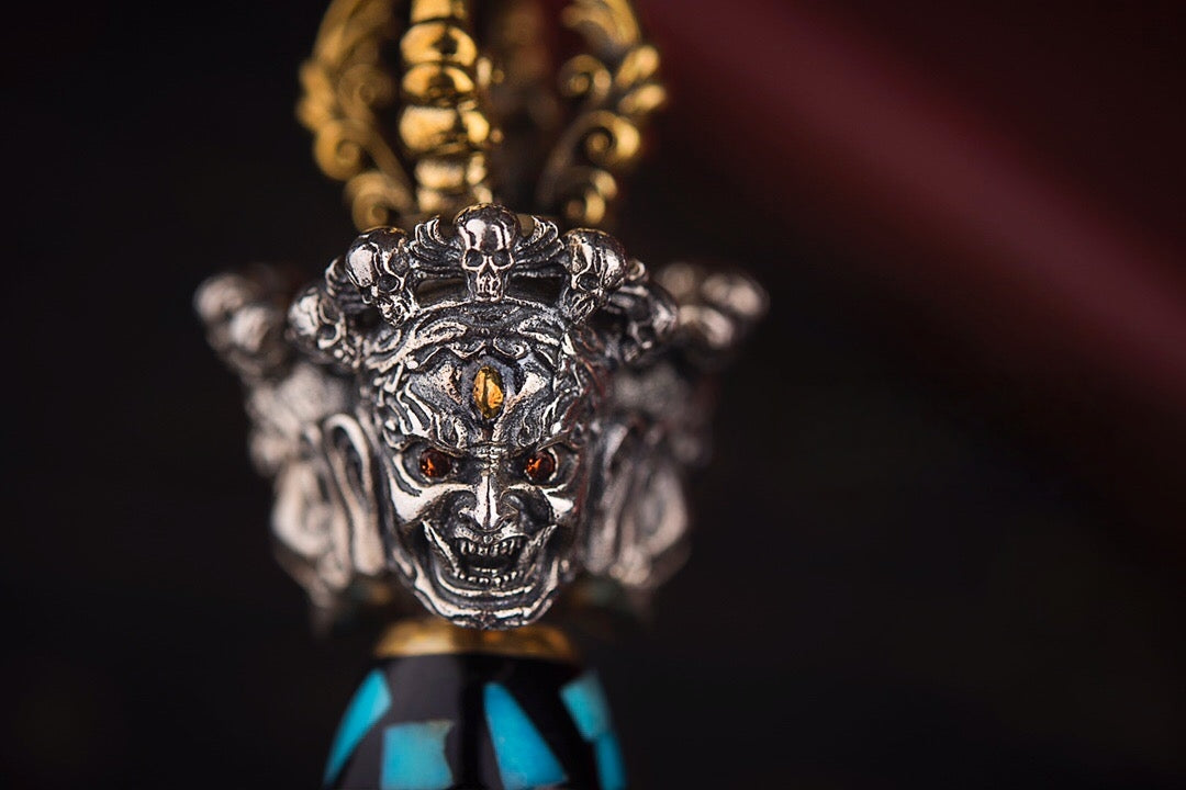 Buddha Trace vajra pestle pendant Buddha Trace