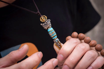 Buddha Trace vajra pestle pendant Buddha Trace