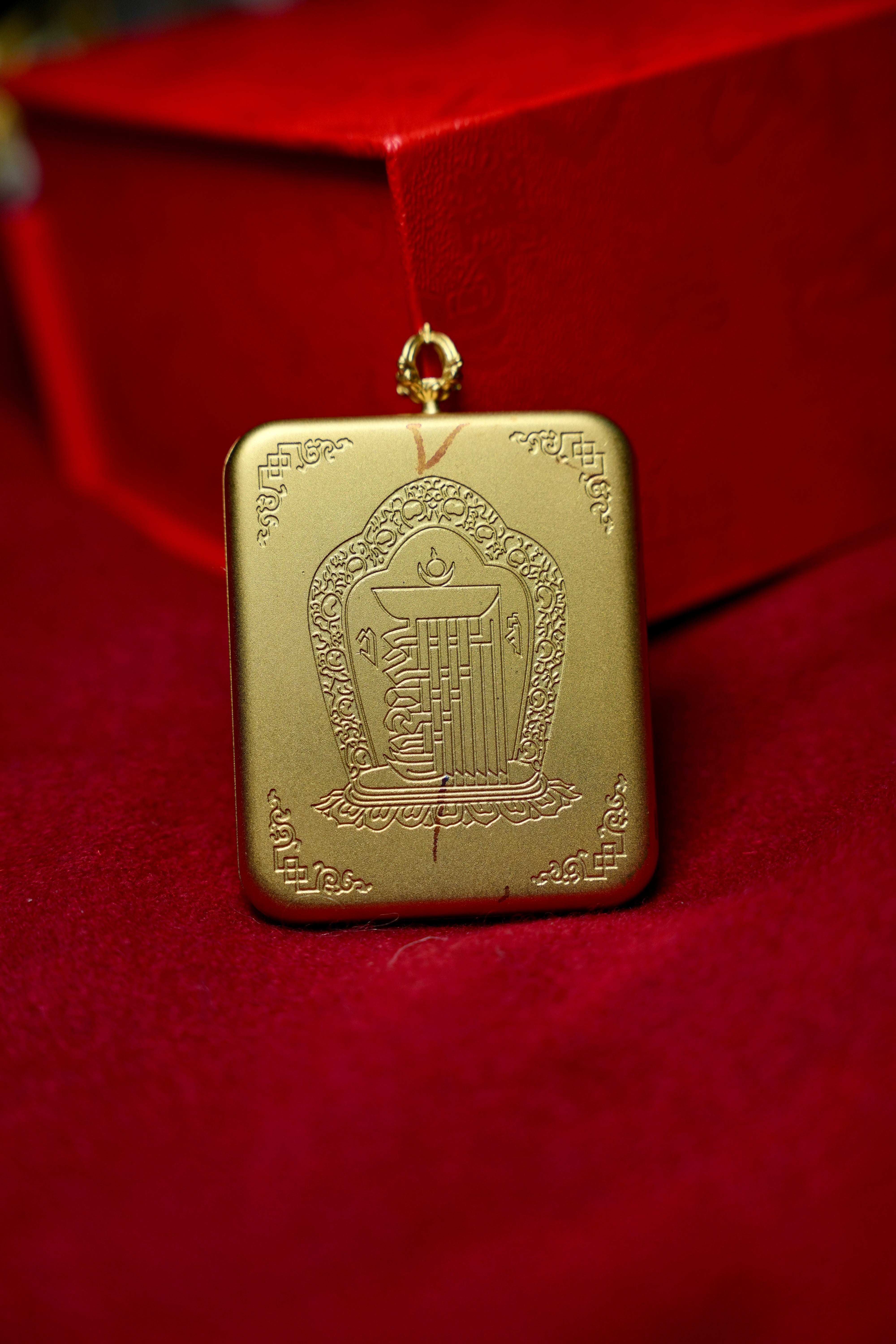 Buddha Trace Tibetan Mahakala Colorful Thangka Buddha Trace