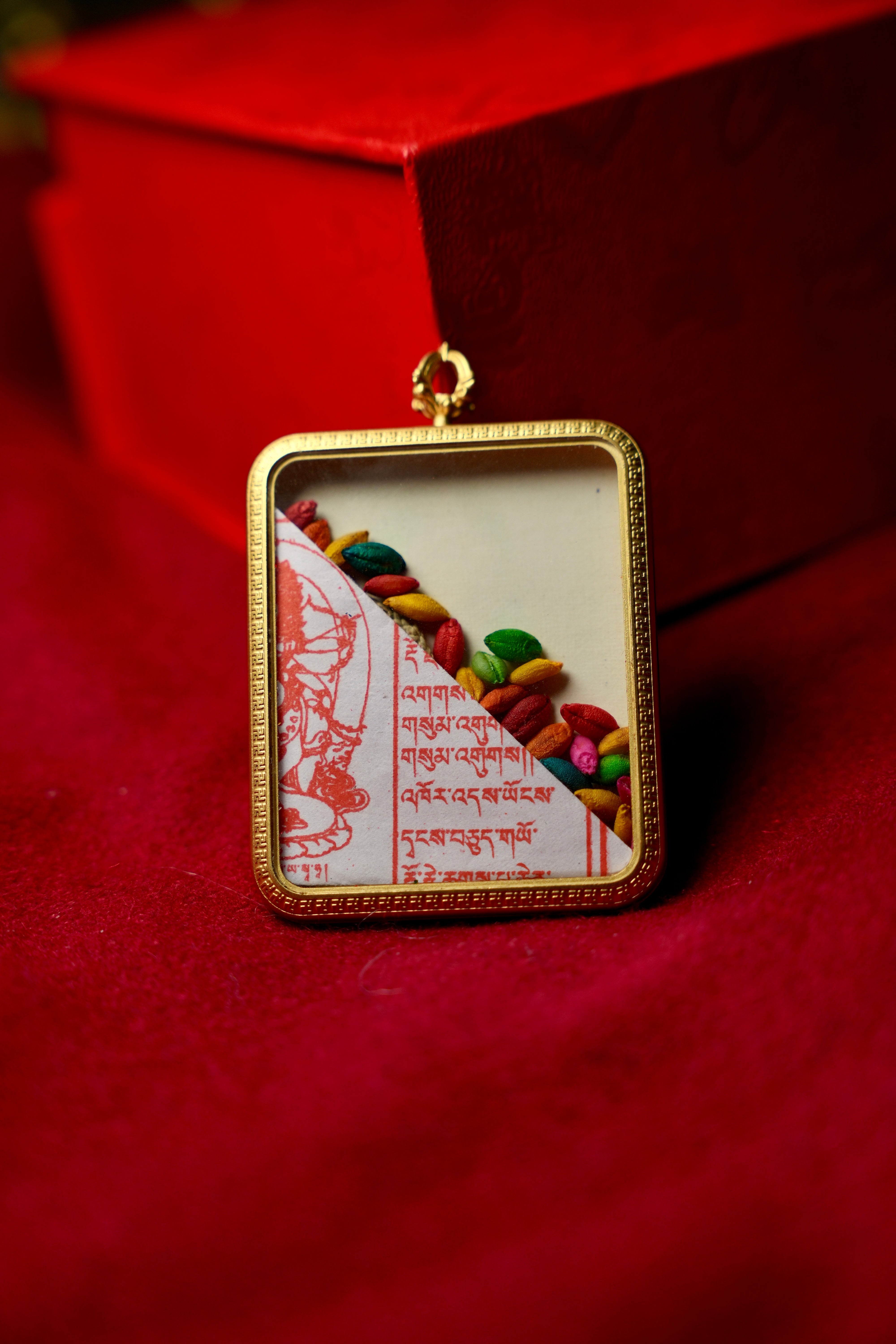 Buddha Trace Tibetan Mahasthamaprapta Thangka Buddha Trace