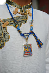 Buddha Trace Tibetan Manjushri Colorful Thangka Buddha Trace