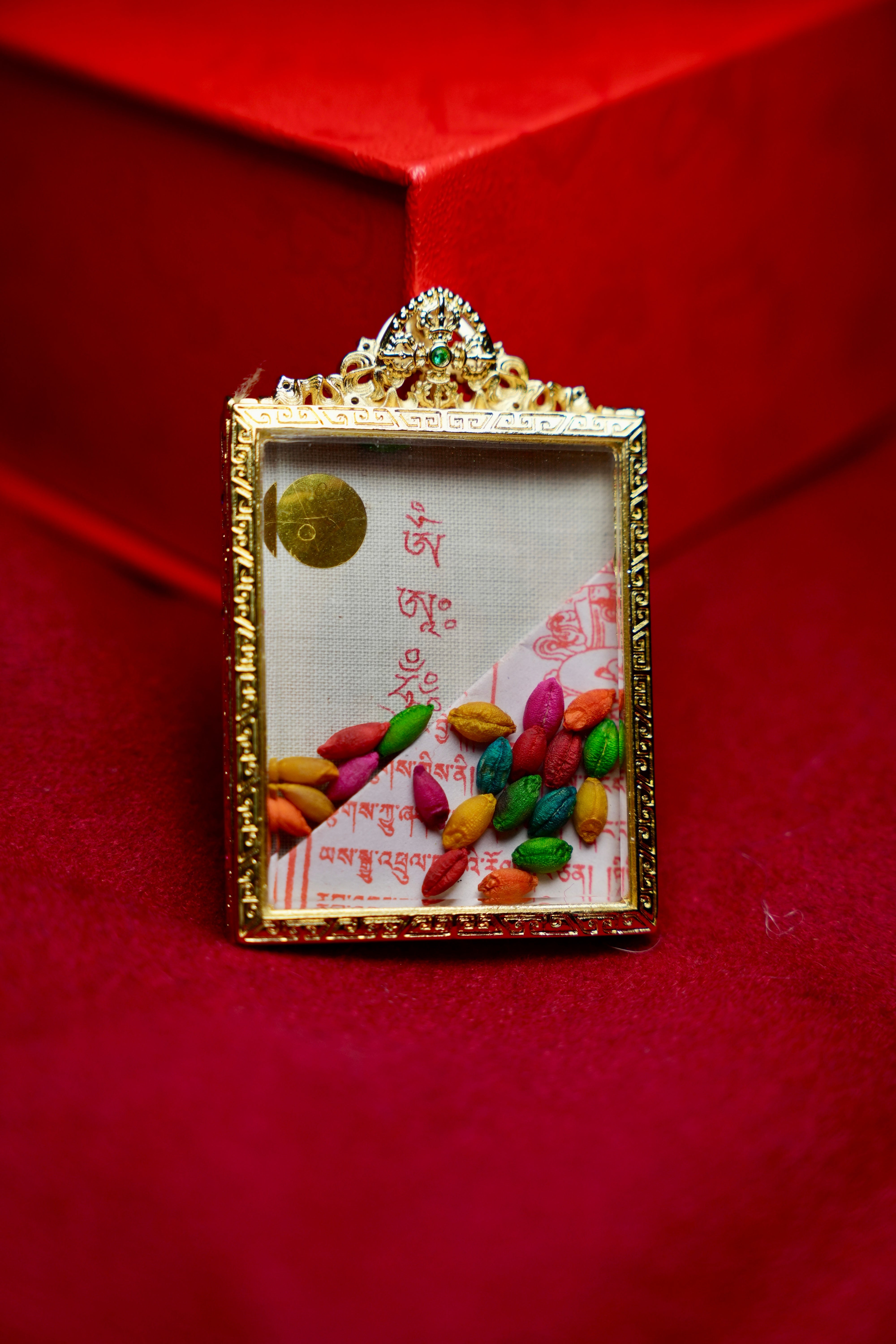 Buddha Trace Tibetan Manjushri Thangka Buddha Trace