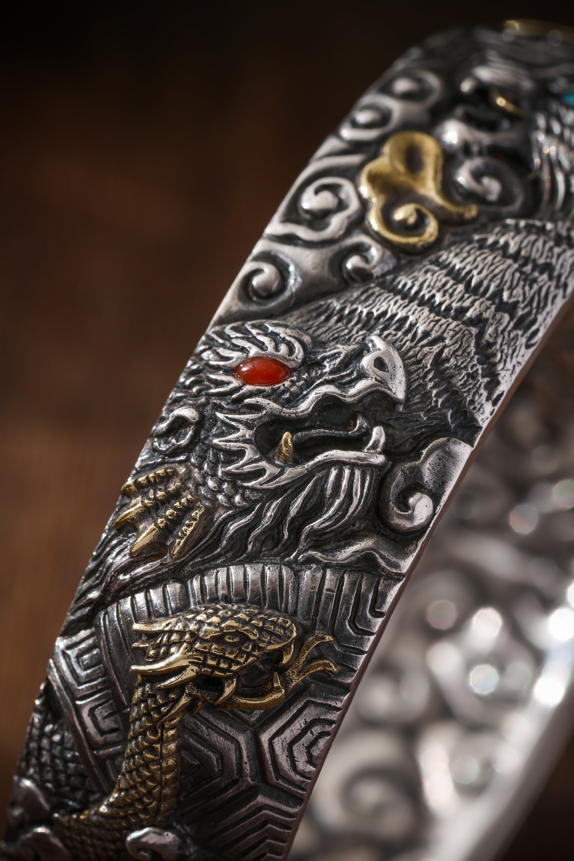 Buddha Trace Tibetan Mystic Yin Four Guardians Bracelet Buddha Trace