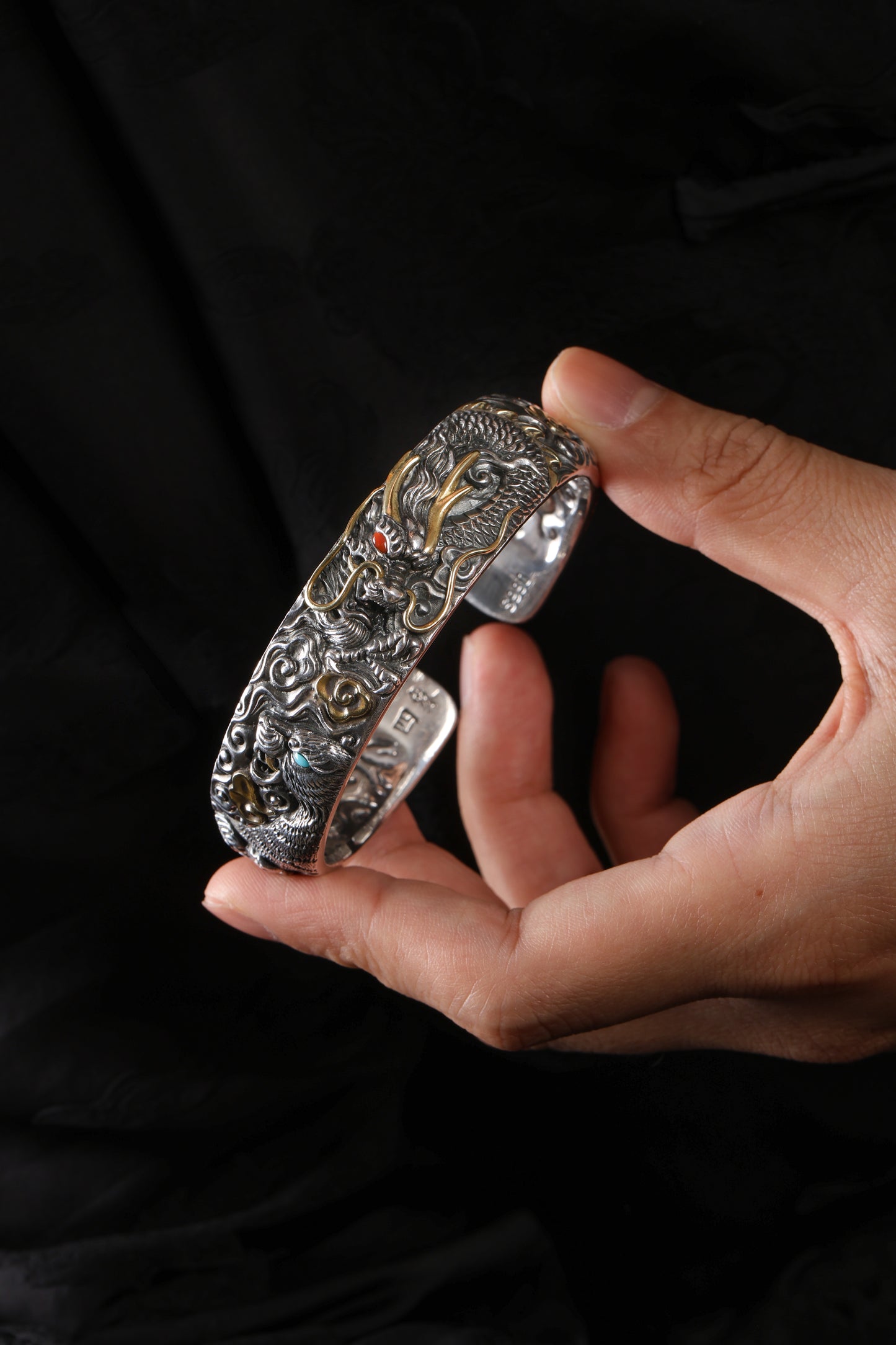 Buddha Trace Tibetan Mystic Yin Four Guardians Bracelet Buddha Trace