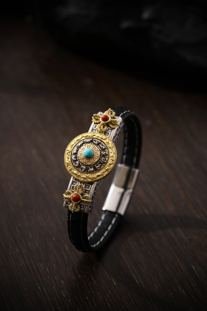 Buddha Trace Tibetan Nine Palace Bagua Bracelet Buddha Trace