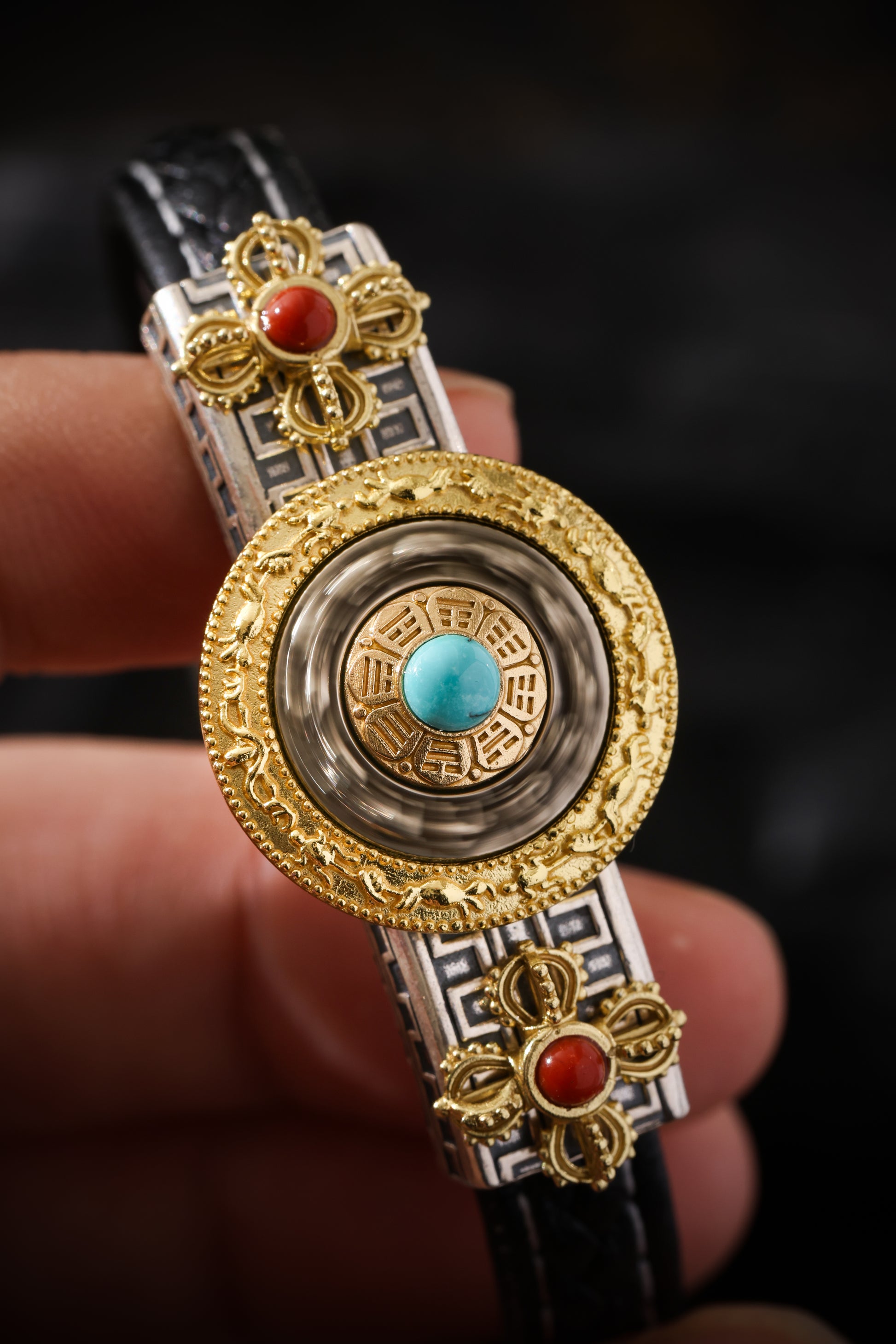 Buddha Trace Tibetan Nine Palace Bagua Bracelet Buddha Trace