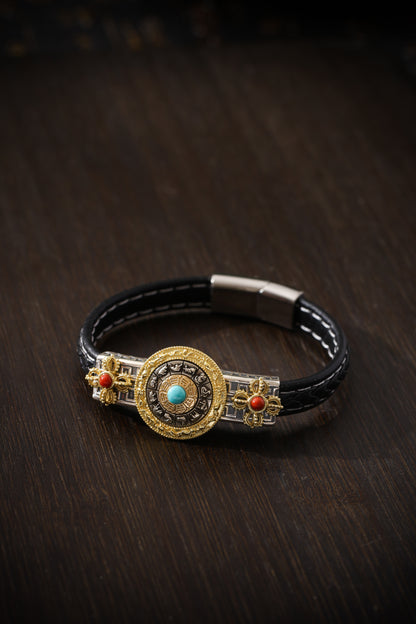 Buddha Trace Tibetan Nine Palace Bagua Bracelet Buddha Trace