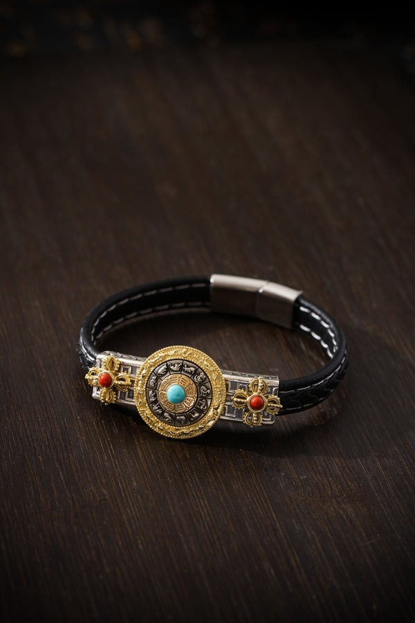 Buddha Trace Tibetan Nine Palace Bagua Bracelet