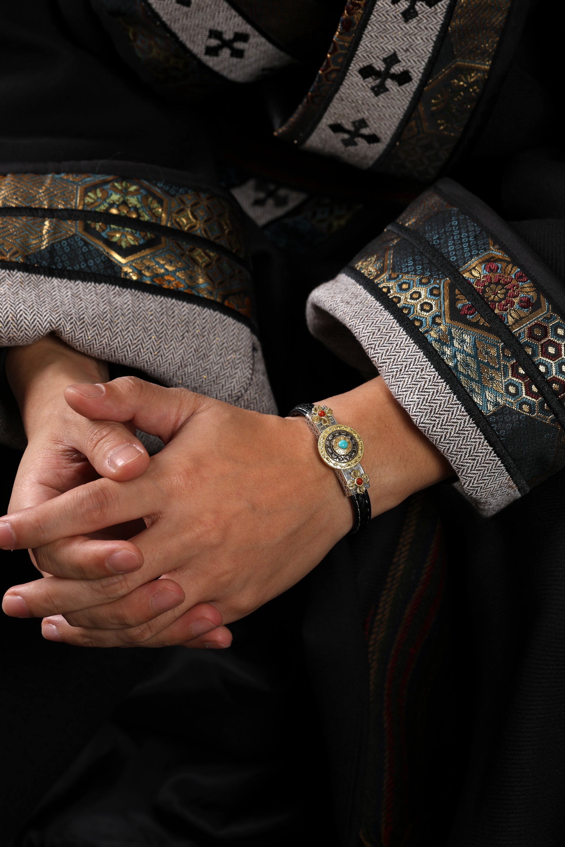 Buddha Trace Tibetan Nine Palace Bagua Bracelet Buddha Trace