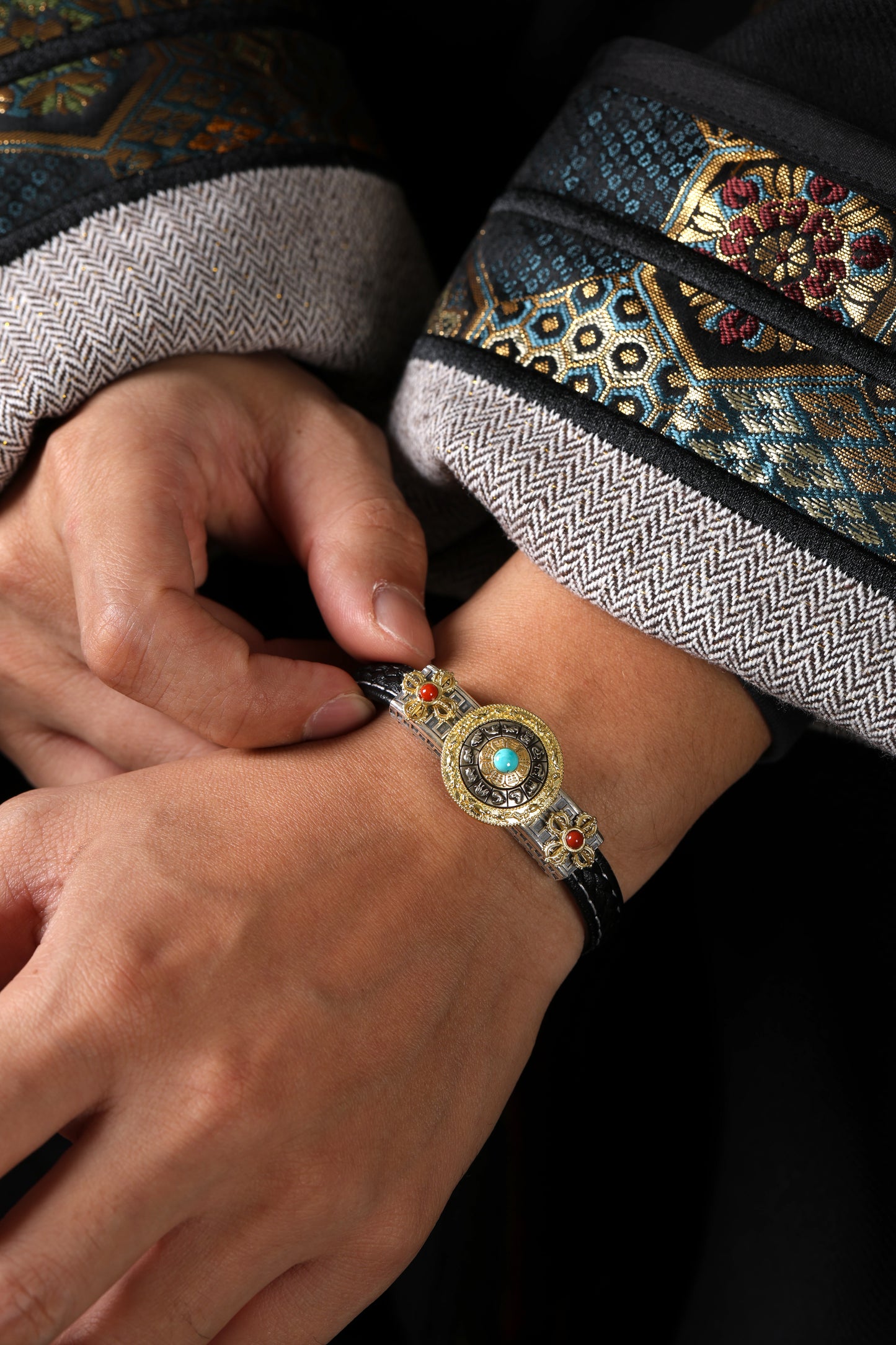 Buddha Trace Tibetan Nine Palace Bagua Bracelet Buddha Trace