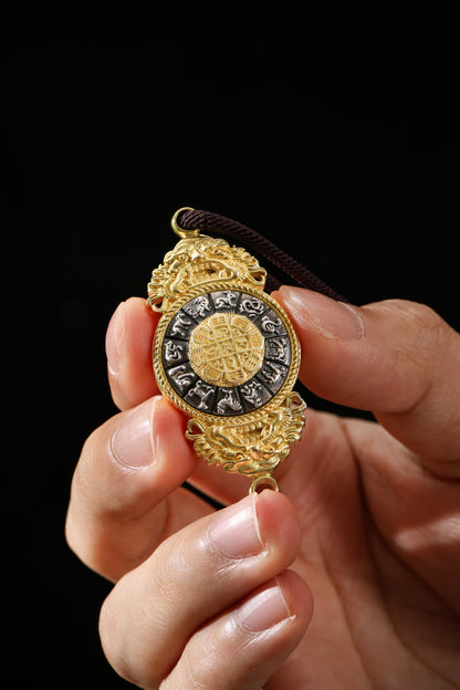 Buddha Trace Nine Palaces Hanging Ornament Buddha Trace