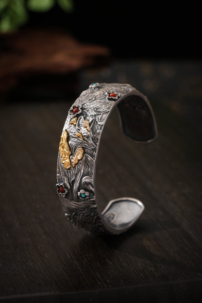 Buddha Trace Tibetan Nine-Tailed Fox Guardian Bracelet Buddha Trace