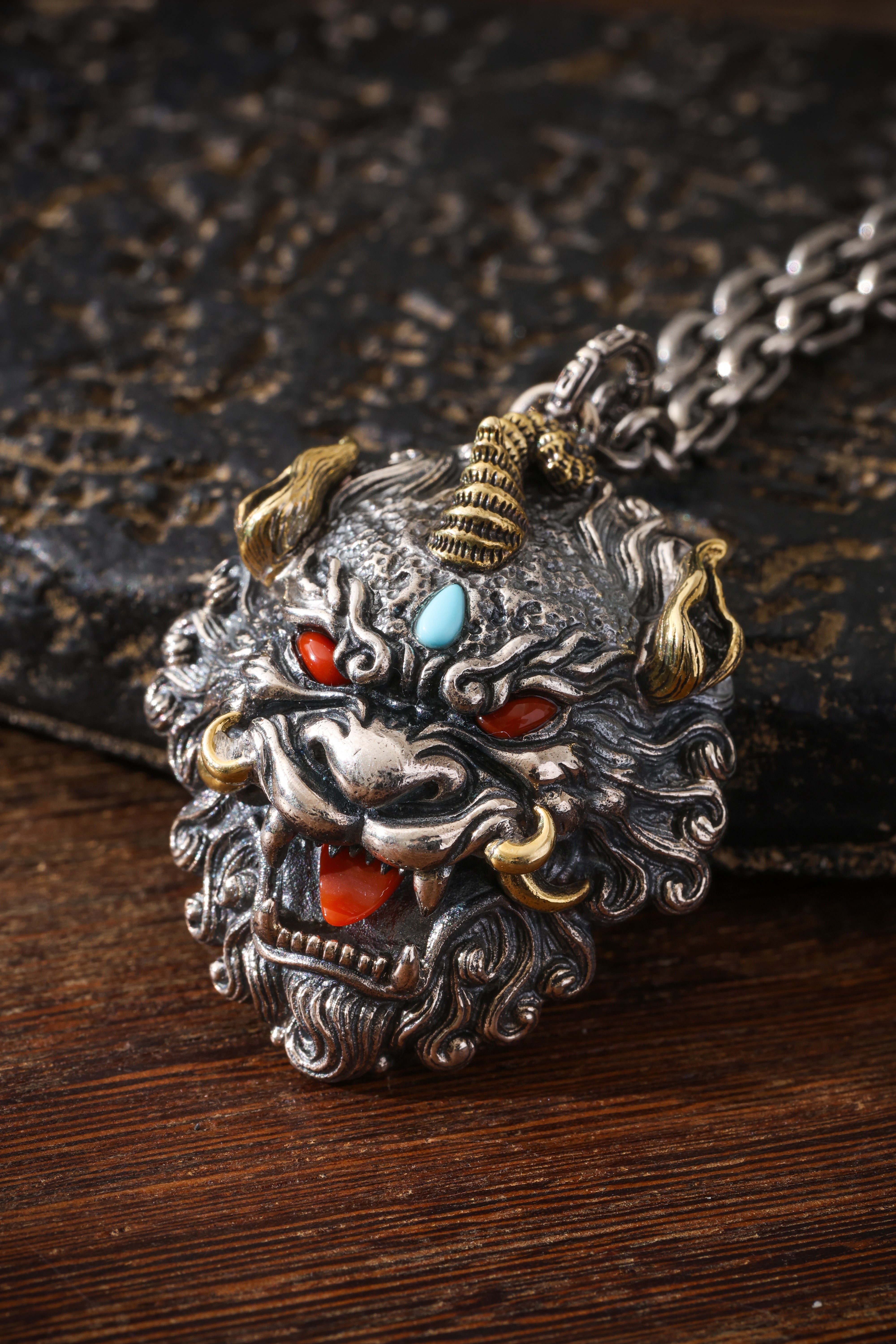Buddha Trace Tibetan Pixiu Guardian Pendant Buddha Trace