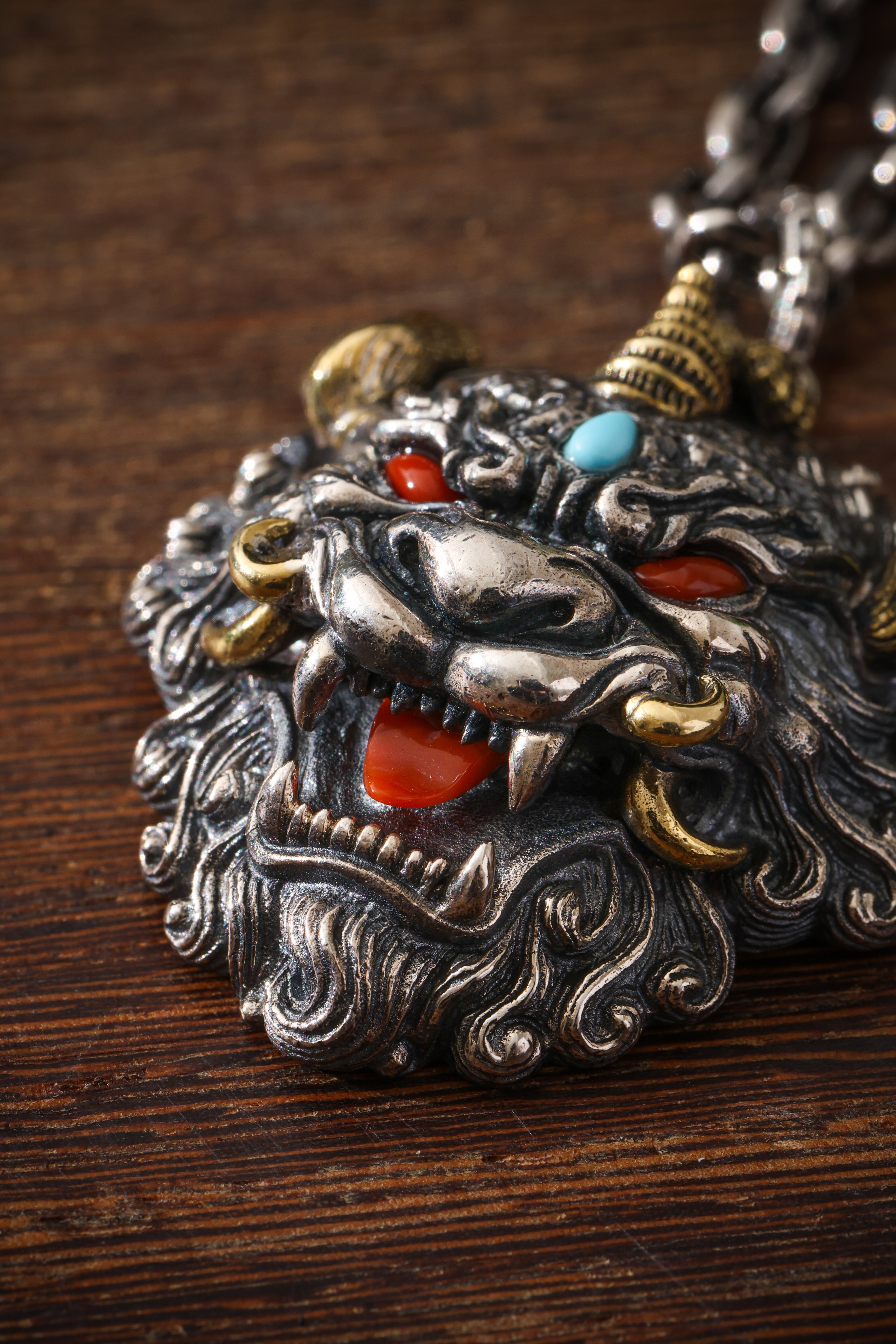 Buddha Trace Tibetan Pixiu Guardian Pendant Buddha Trace