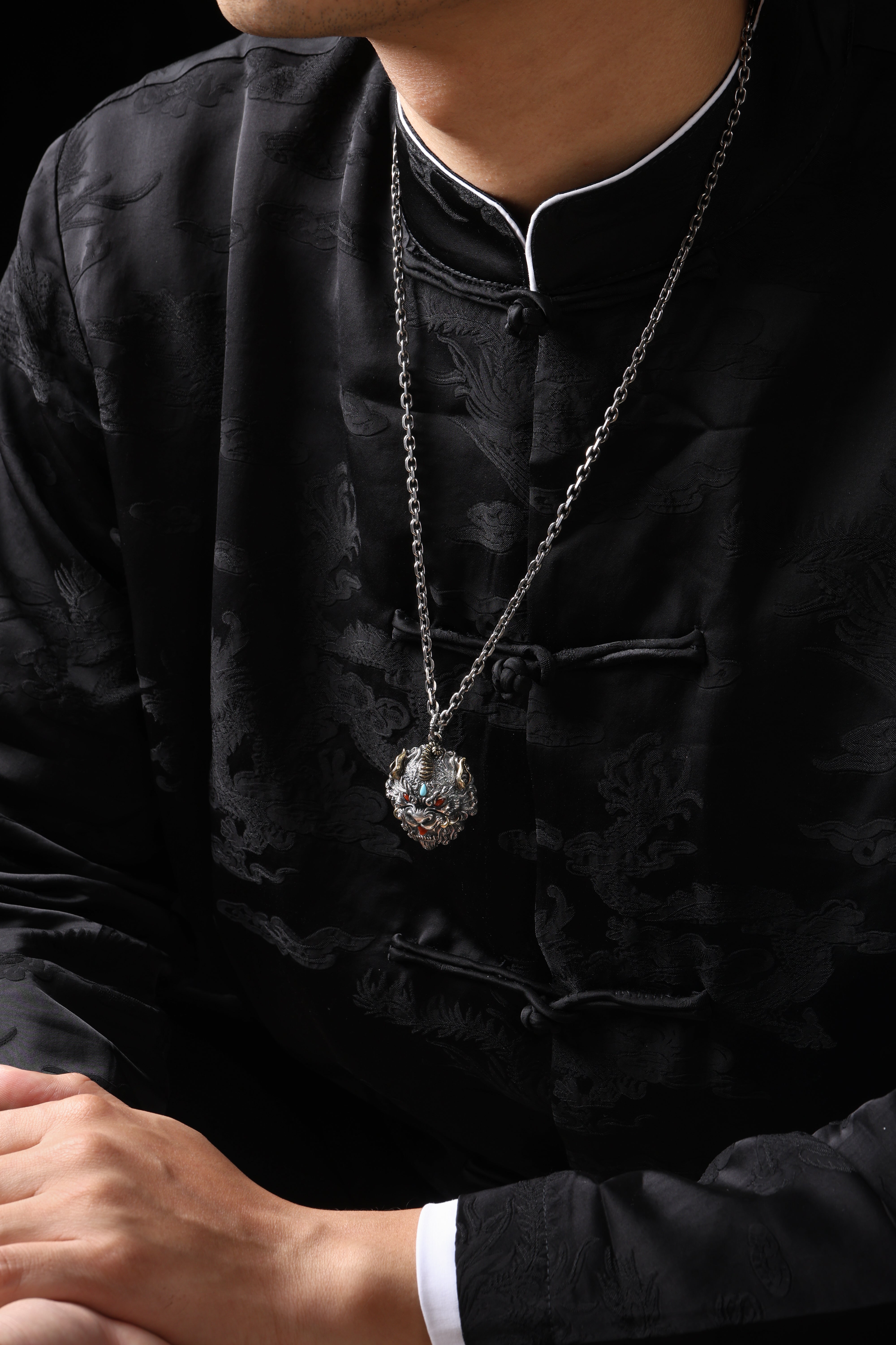 Buddha Trace Tibetan Pixiu Guardian Pendant Buddha Trace