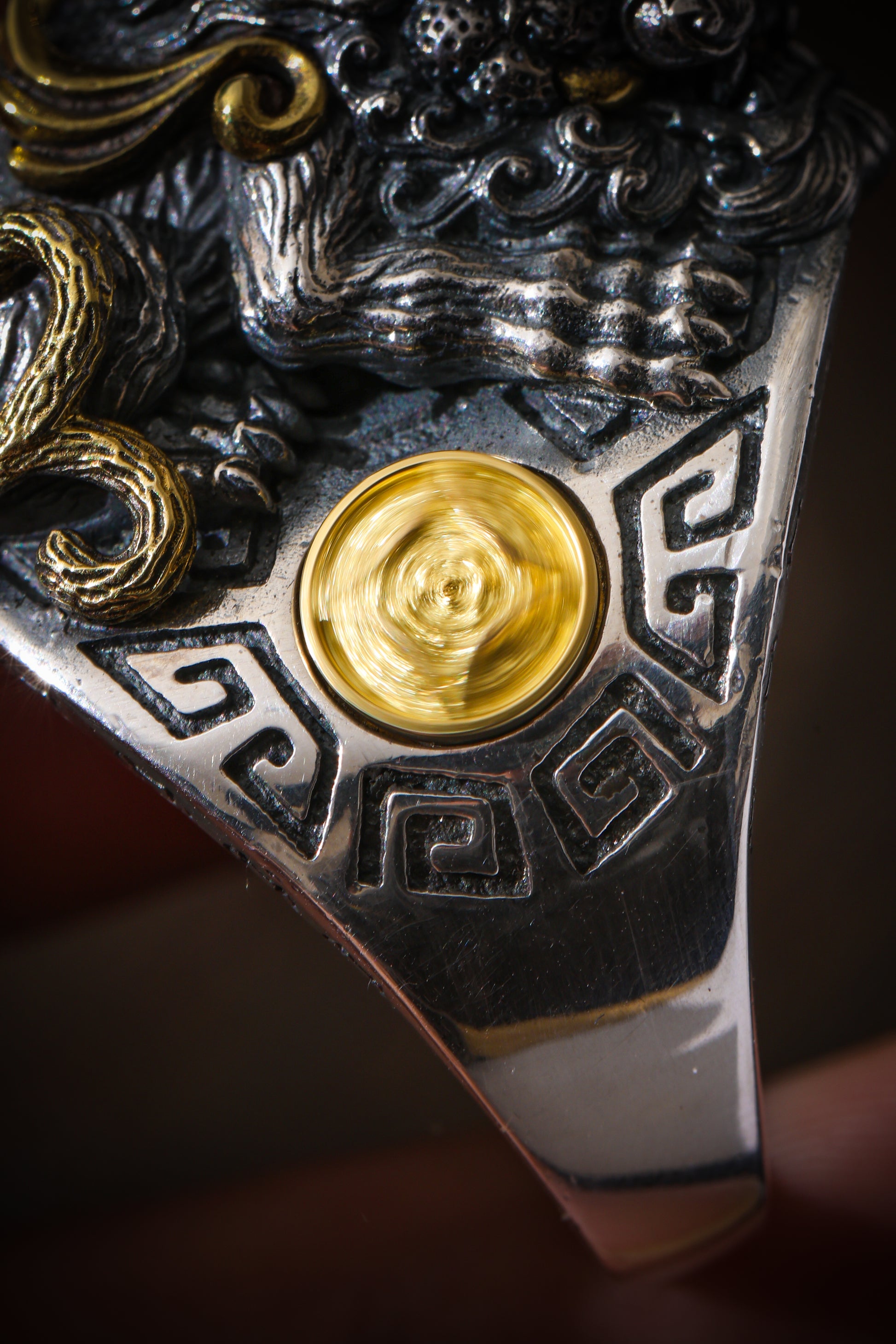 Buddha Trace Tibetan Pixiu Guardian Ring Buddha Trace