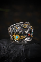 Buddha Trace Pixiu Guardian Ring Buddha Trace