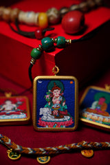 Buddha Trace Tibetan Samantabhadra Thangka Buddha Trace