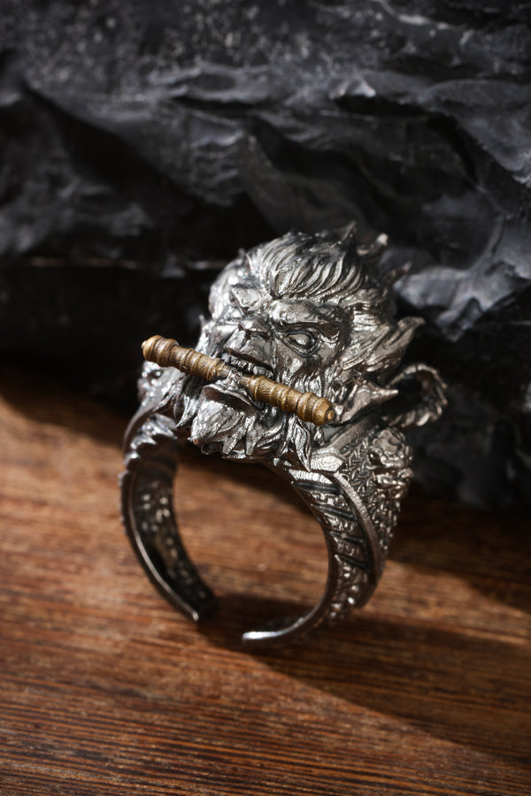 Sterling Silver Wukong Ring