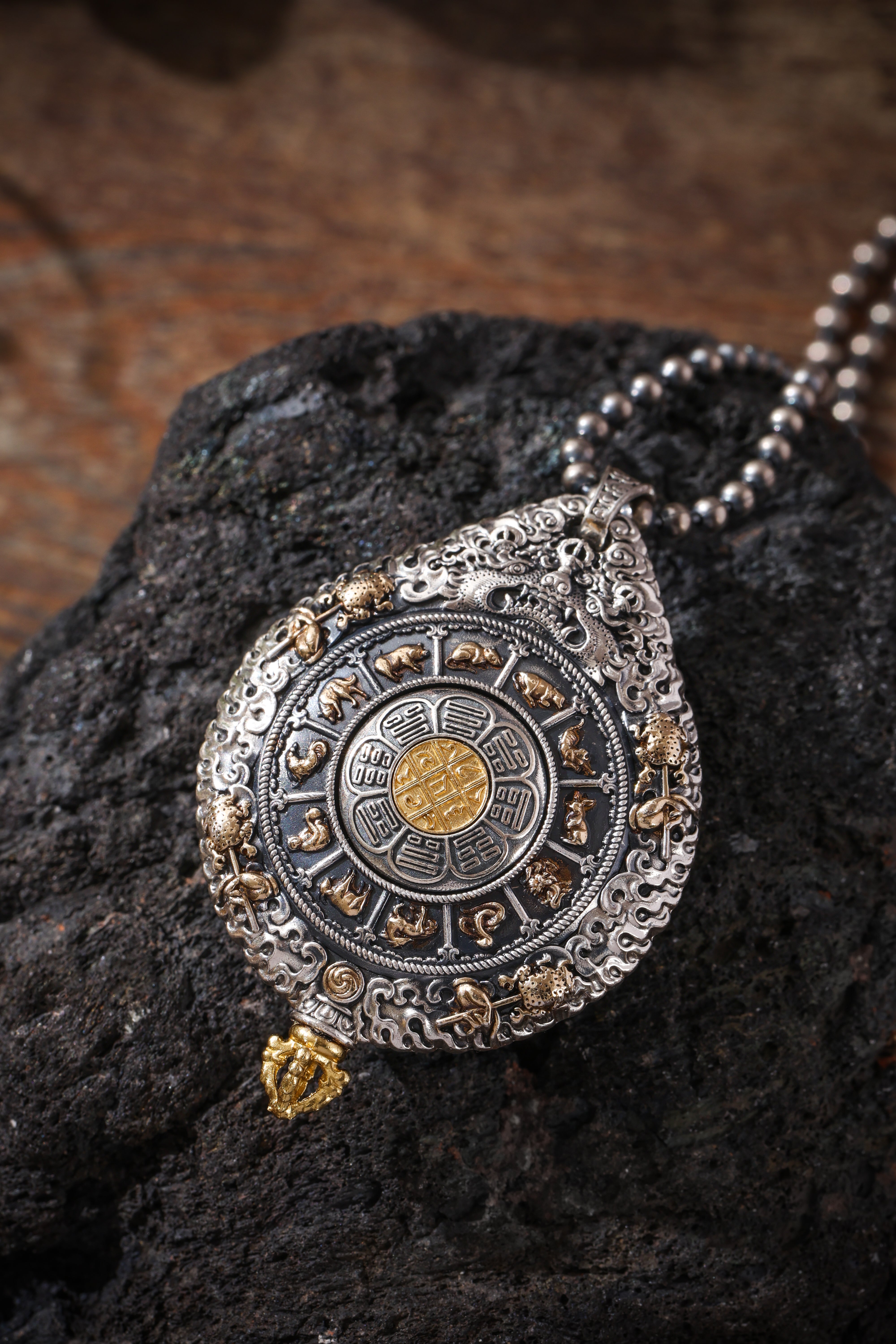 Buddha Trace Tibetan Vairocana Buddha Pendant Buddha Trace