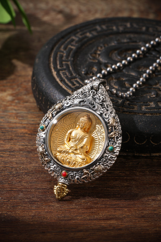 Buddha Trace Tibetan Vairocana Buddha Pendant Buddha Trace
