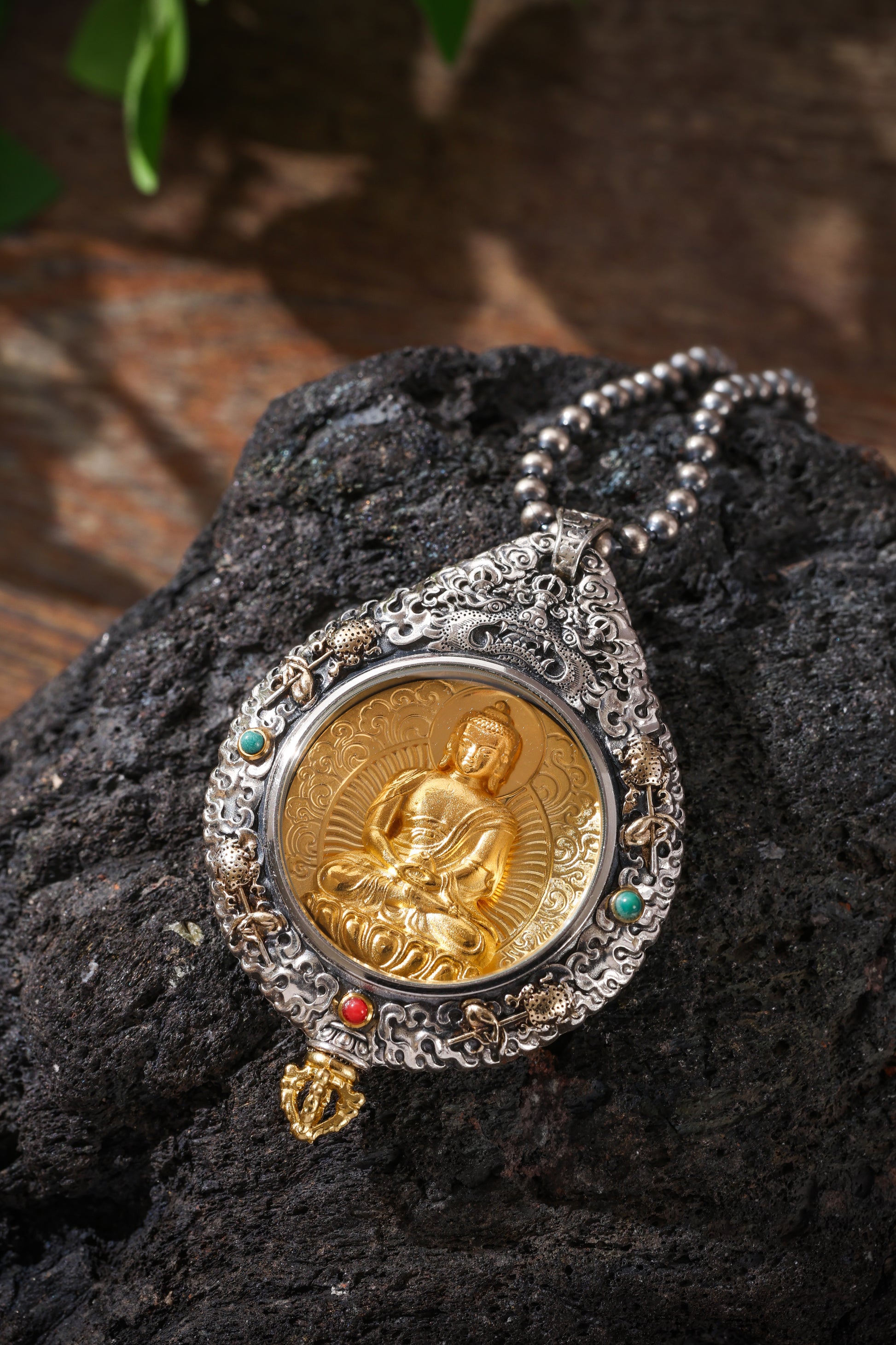 Buddha Trace Tibetan Vairocana Buddha Pendant Buddha Trace