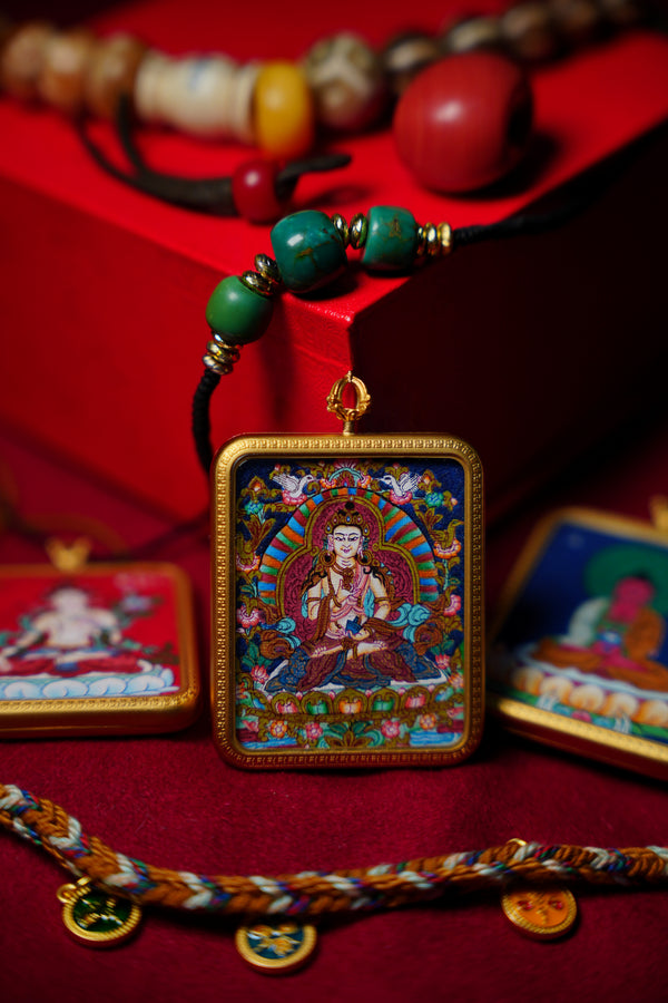 Buddha Trace Tibetan Vajrasattva Thangka